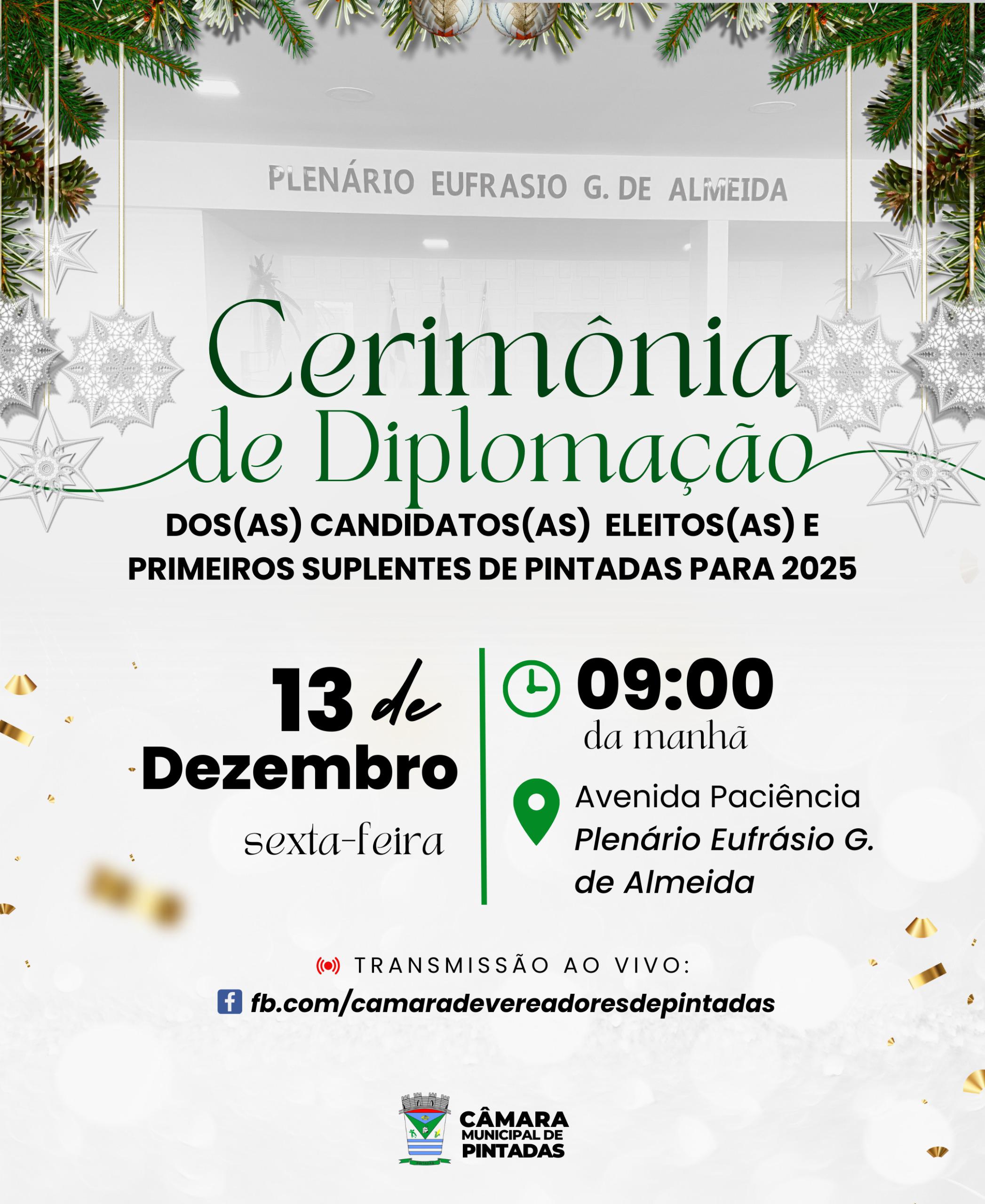 CERIMÔNIA DE DIPLOMAÇÃO